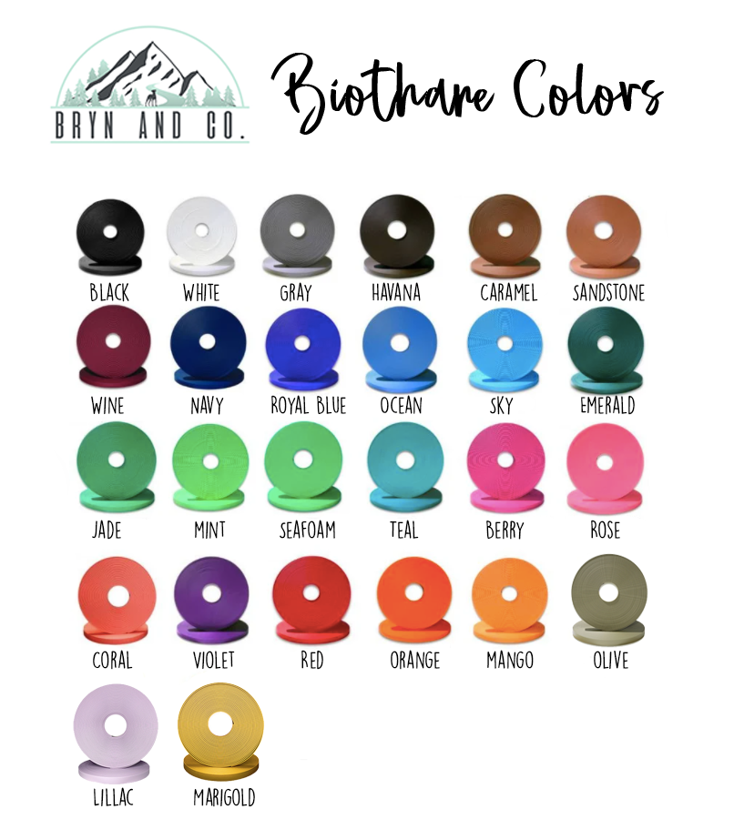 Light Blue Aztec Biothane Slip