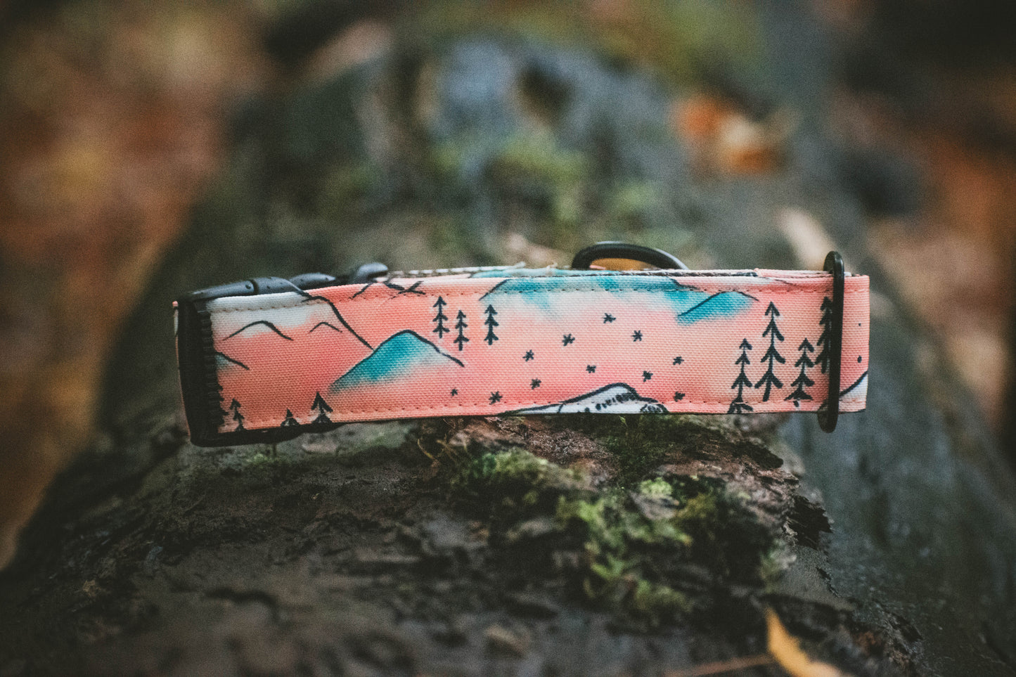 Pink Mountains Eco Collar